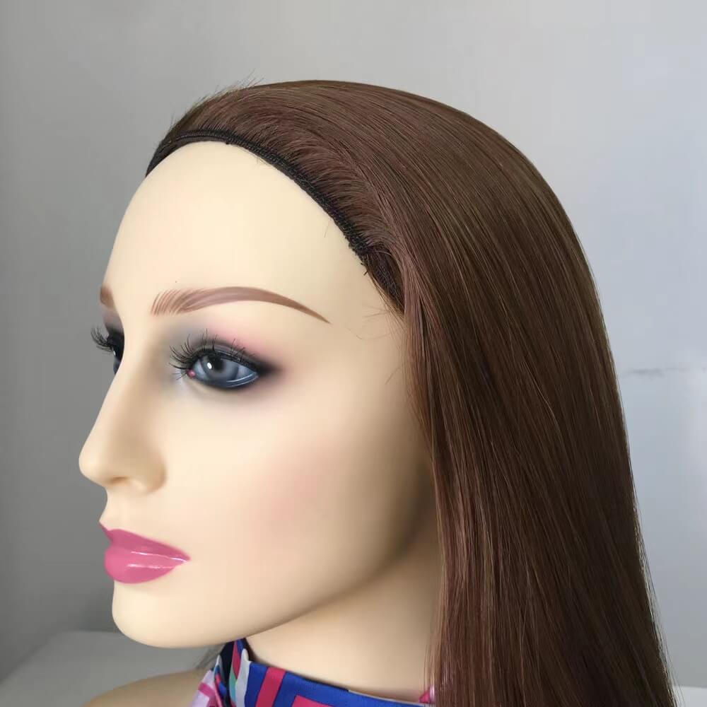 European Virgin Hair Band Fall Wigs - Double Show Hair Wigs