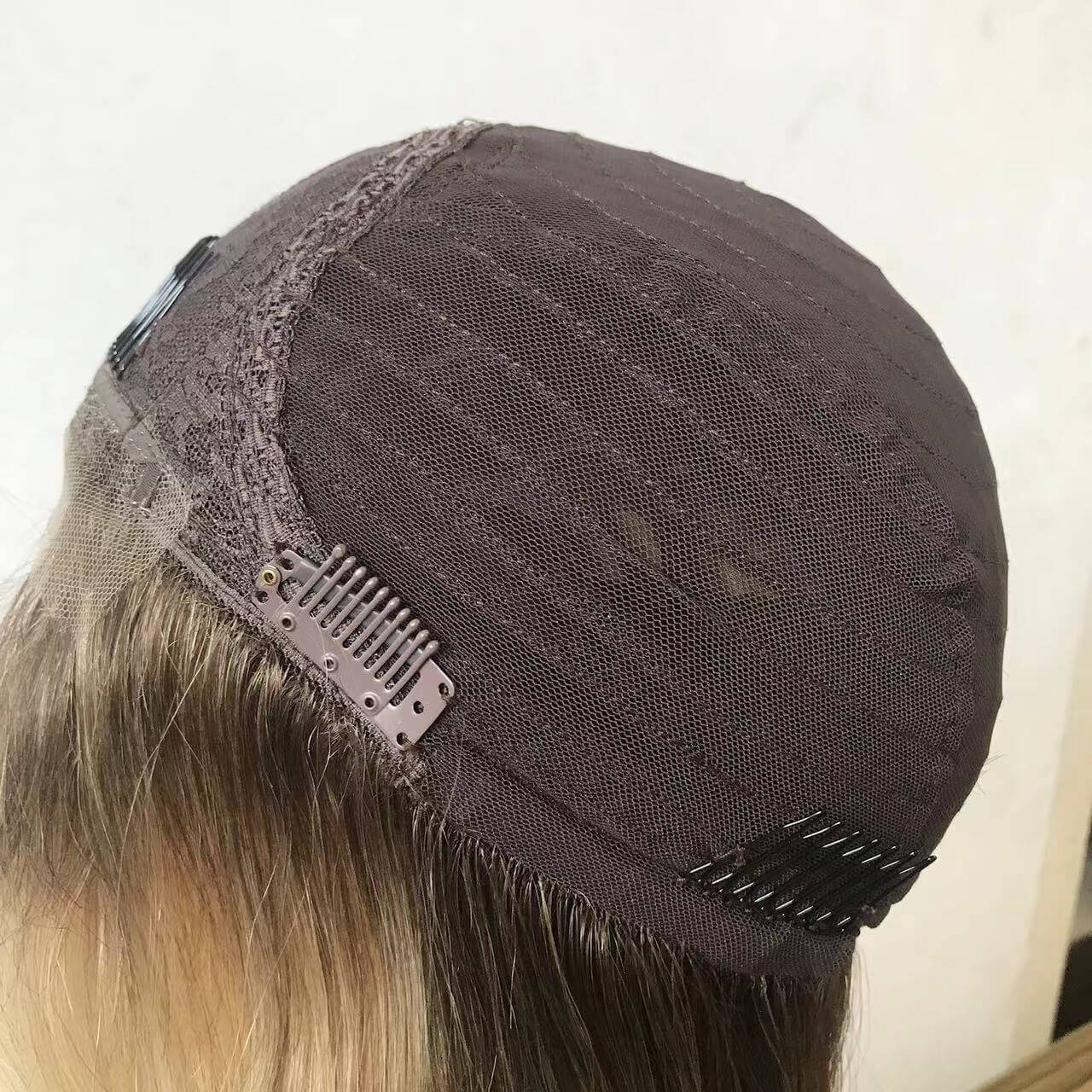 Lace Front European Virgin Hair Sports Wigs Dark Color - Double Show Hair Wigs