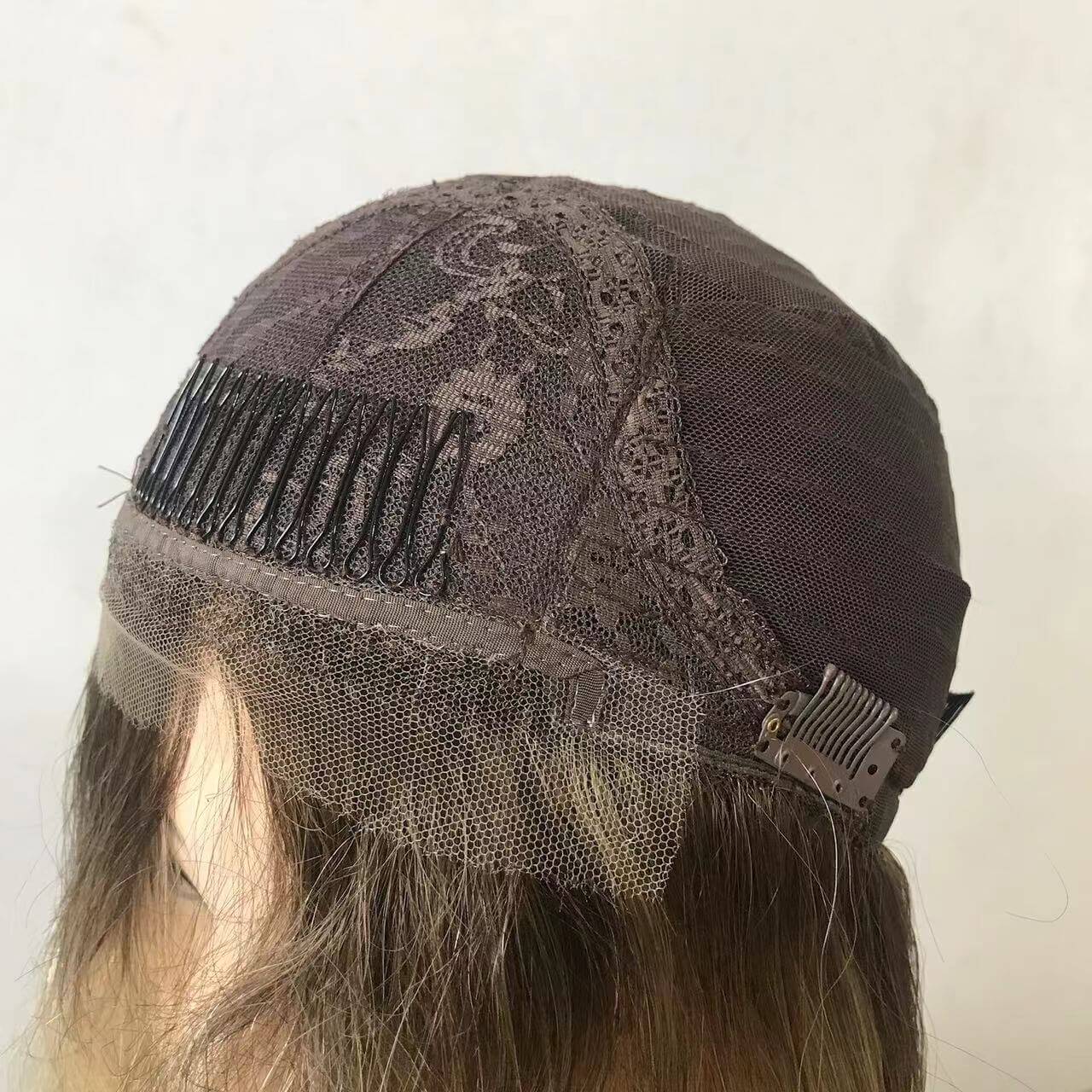 Lace Front European Virgin Hair Sports Wigs Dark Color - Double Show Hair Wigs