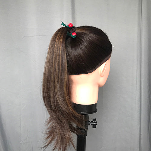 Lace Front European Virgin Hair Sports Wigs Dark Color - Double Show Hair Wigs