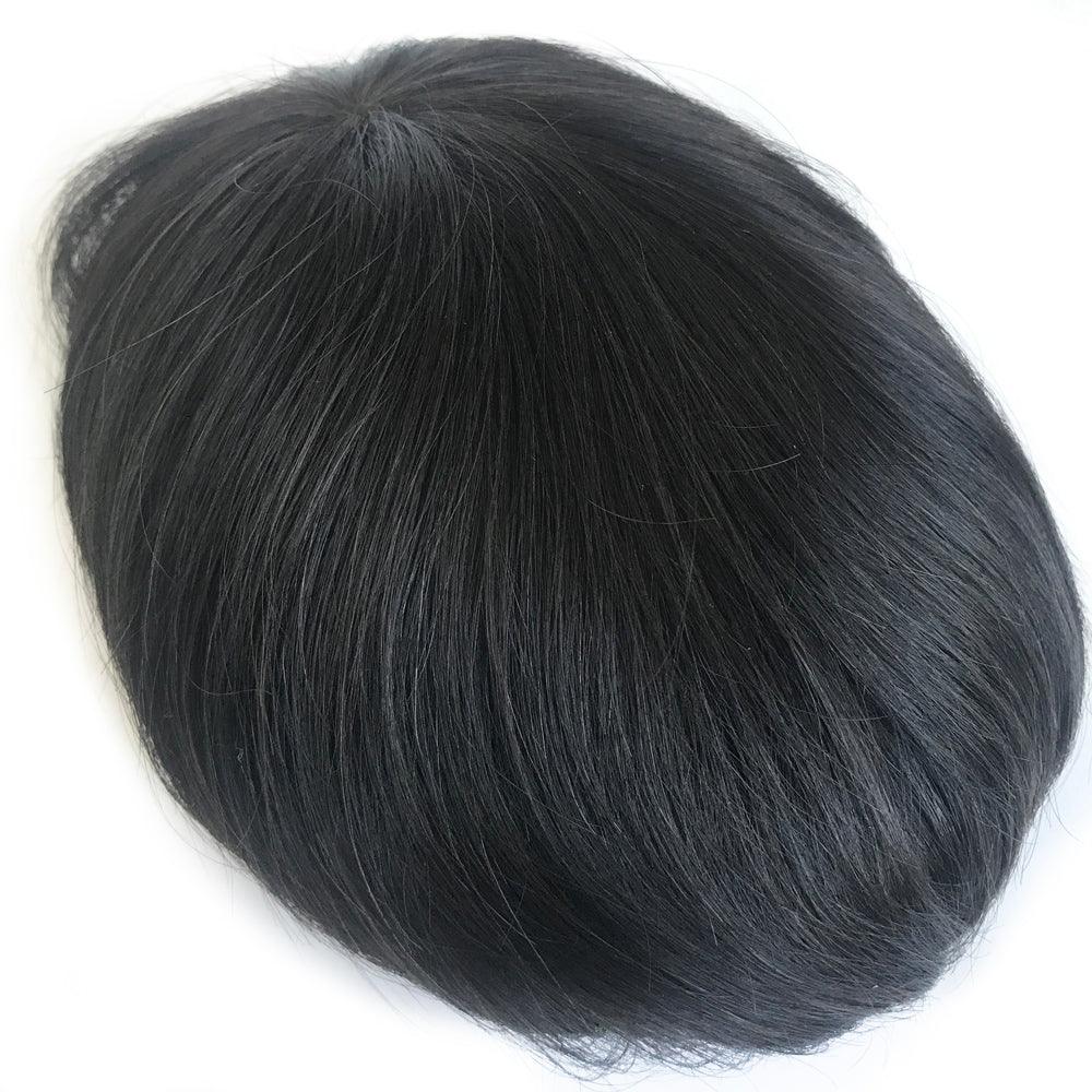 Custom Hair System for men in Durable Mono Base - Double Show Hair Wigs