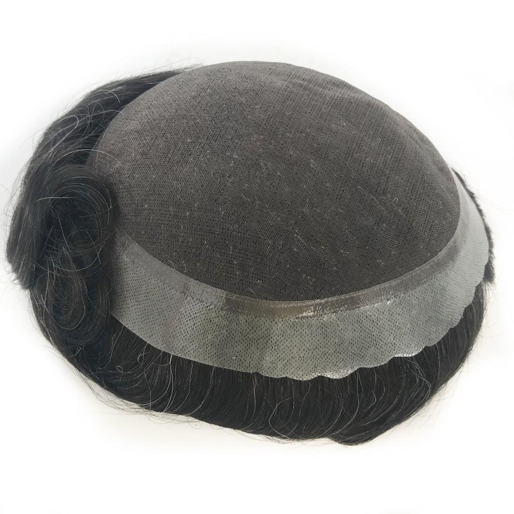 Customized Fine Mono Hair Replacement for men - Double Show Hair Wigs