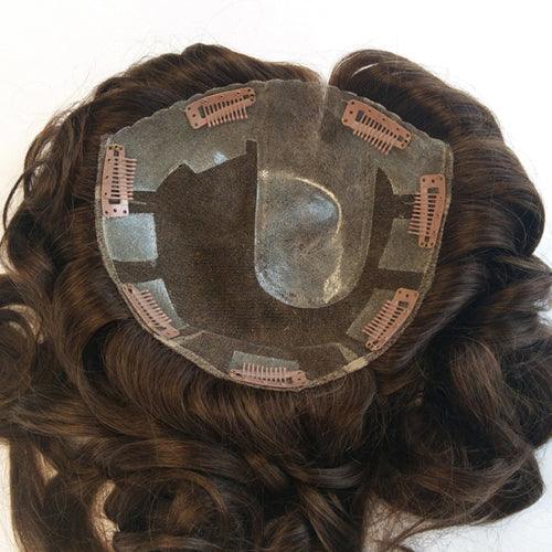 Flat Injected Skin Hair Replacement for Wemen - Double Show Hair Wigs