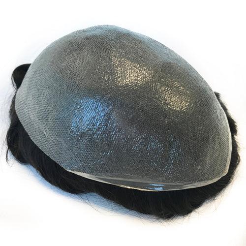 Super Thin Skin V-looped Men Hair Systems - Double Show Hair Wigs