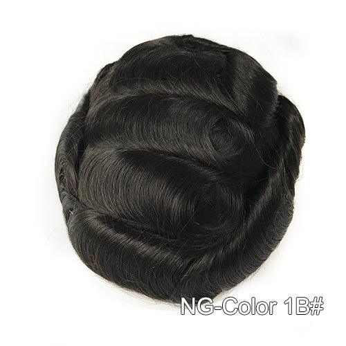 Super Thin Skin V-looped Men Hair Systems - Double Show Hair Wigs