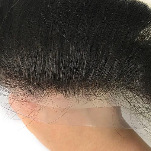 Super Thin Skin V-looped Men Hair Systems - Double Show Hair Wigs