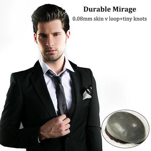 Thin Skin Hair Replacement Systems for men - Double Show Hair Wigs