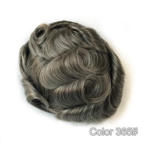 Ultra Thin Skin Hair Replacement System for Men - Double Show Hair Wigs