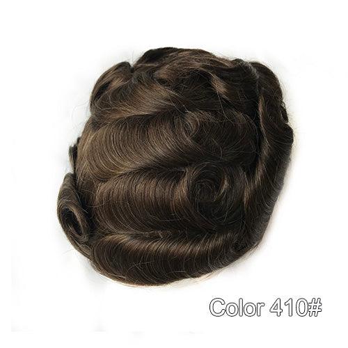 Ultra Thin Skin Hair Replacement System for Men - Double Show Hair Wigs