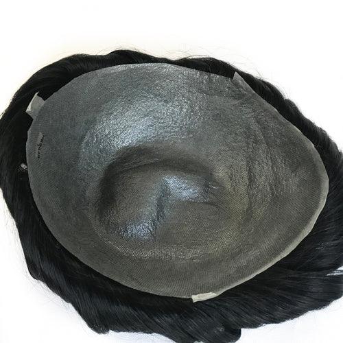 Ultra Thin Skin Hair Replacement System for Men - Double Show Hair Wigs