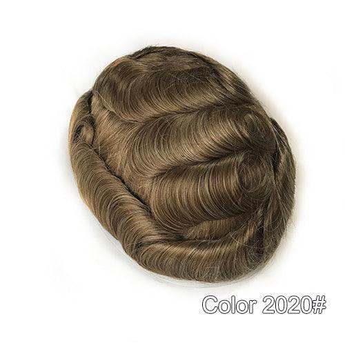 Ultra Thin Skin Hair Replacement System for Men - Double Show Hair Wigs